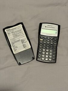 Texas Instruments BA II Plus Business Analyst Financial Calculator Tested
