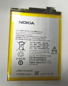 HE341 - New Genuine 4000mAh Battery for Nokia 2.1 TA-1084 TA-1086 TA-1092 1093 - Picture 1 of 1