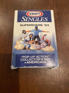 Kraft Singles Superstars '93 Set. American. Griffey Jr. Ryan. Ripken, Yount ect.