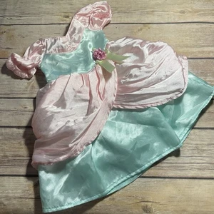 American Girl Doll Marie Grace & Ceciles Fancy Dress Pink Aqua Fairy Dress Only - Picture 1 of 11