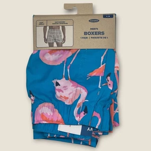 Old Navy Herren Boxershorts 3,75" Schrittlänge Flamingo Größe Small Medium Large XL XXL - Bild 1 von 3