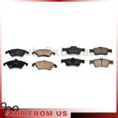 Juego de 2 pastillas de freno de disco delanteras traseras para Mercedes-Benz CLS400 3,5 L 3,0 L Foto 1 de 3