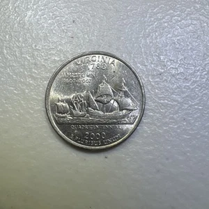 Virgina State Quarter Jamestown 2000-P - Picture 1 of 8