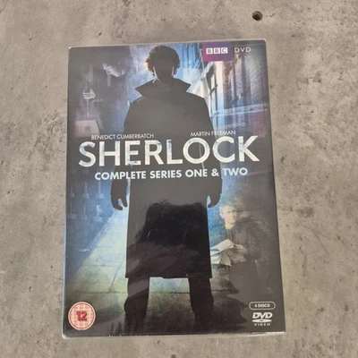 Sherlock Series 1&2 Complete - 12 - Box Set - DVD - New & Sealed - Free P&P VGC - Image 1 of 4