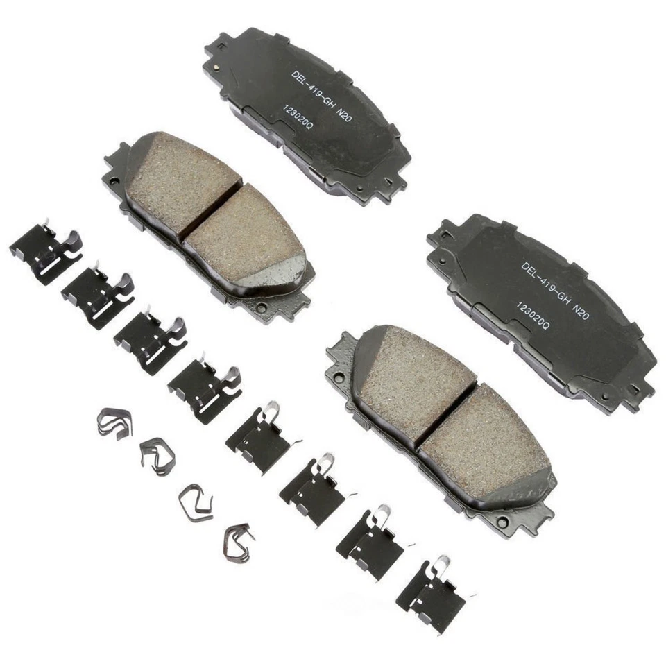 Juego de pastillas de freno delanteras 17D1184CHF1 AC Delco para Toyota Prius C Yaris Foto 1 de 1