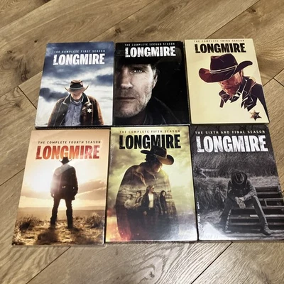 Longmire The Complete TV Series Season 1-6 1 2 3 4 5 6 DVD Set Sealed Lot - Image 1 of 3