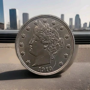 1910 Liberty Head V Nickel 5 Cent Stück - feine Details - Bild 1 von 2