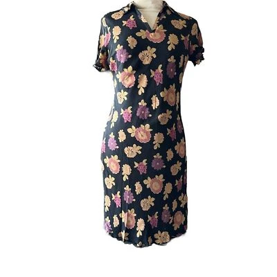 Vestido de seda Petite Sophisticate talla 10 de colección Y2K Foto 1 de 4