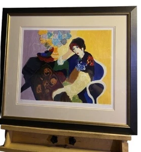 Itzchak Tarkay Untitled Artist Proof Serigraph Hand Signed Custom Framed - Picture 1 of 10