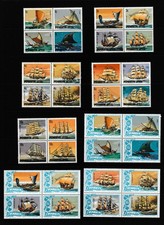 Penrhyn Island:1981:Sailing Craft &Ships.Set.MNH