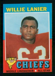 Willie Lanier RC 1971 Topps 71 No 114 EX 34592 - Bild 1 von 2