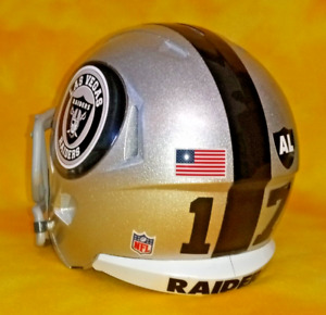 Las Vegas Raiders super custom mini Riddell Speed football helmet bank #17 Adams