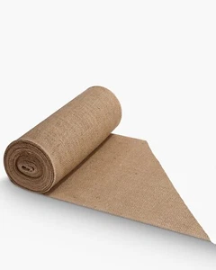 Jute tischläufer beige 30x1000cm – Rustikale tischdeko & Natur-Optik - Bild 1 von 6