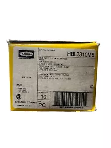 Hubbell HBL2310M5 Twist Lock Receptacle White 20A 125VAC/DC 2P 3 Wire Grounding - Picture 1 of 6