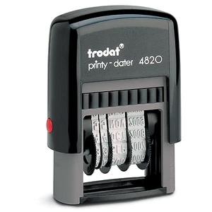 Datumsstempel - selbstfärbender Gummistempel - Mini Dater 4820 - Trodat - 70169 050940 - Bild 1 von 1
