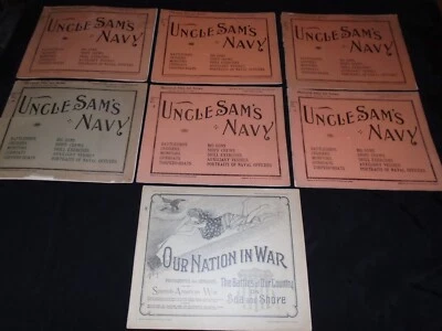 Uncle Sam's Navy Magazine Lot of 7-1898-Historical Fine Art Series-Photos-Navy - Image 1 of 4