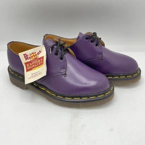 Dr Martens 1461 Smooth Leather Oxford Kids Shoes Size 2 - Picture 1 of 10