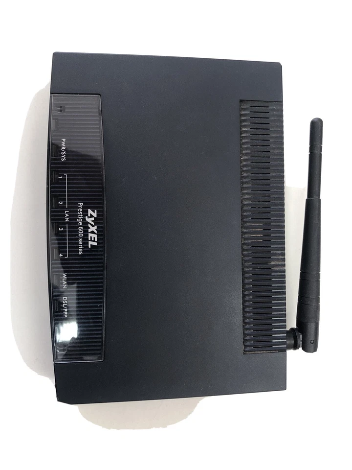 Zyxel Gateway P-660HW-T1 v3 WiFi Modem ADSL2+ , 4 Ethernet Port Router, Firewall - Image 1 of 4
