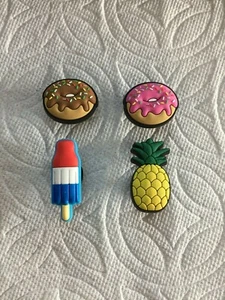POPSICLE JIBBITZ POPSICLE SHOE CHARM FITS CROCS DONUT JIBBITZ PINEAPPLE JIBBITZ - Picture 1 of 5