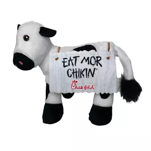 CHICK-FIL-A "EAT MOR CHIKIN" PLÜSCHKUH 7 ZOLL STOFFTIER SPIELZEUG 2017 - Bild 1 von 6