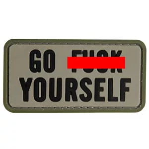 G-FORCE Go F**k Yourself PVC Hook and Loop Tactical Morale Patch PATCH-GFY-ST - Picture 1 of 4