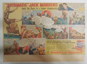 Wheaties Cereal Ad: Chicago Bears Jack Manders from 1939 11 x 15 inches - Picture 1 of 1