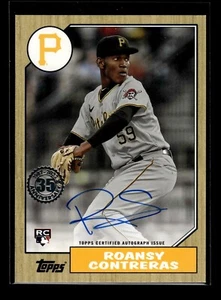 2022 Topps Series 1 87 Topps Autographs AUTO #87BA-RCO Roansy Contr (NM+)(BAS) - Picture 1 of 2