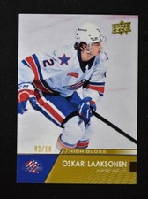 2021-22 AHL High Gloss #32 Oskari Laaksonen 2/10 - Rochester Americans