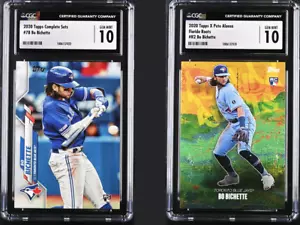 TWO GEM MINT 10 CARDS! 2020 TOPPS BO BICHETTE rookies + FREE SHIPPING! - Picture 1 of 3