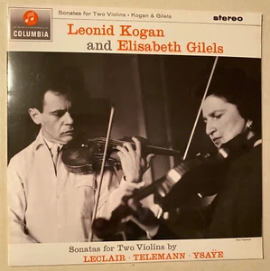 LEONID KOGAN & ELISABETH GILELS Sonatas Leclair Ysaye 180 gram vinyl SEALED LP - Picture 1 of 2