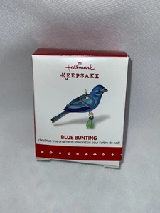 Hallmark Keepsake Blue Bunting Bird Ornament 2015 Preowned/New Box Edyth Kegrize - Picture 1 of 6