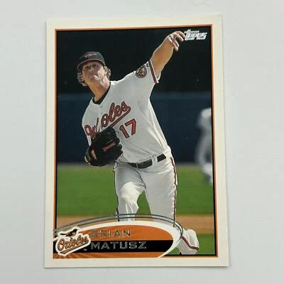 Brian Matusz 2012 Topps #84b Baltimore Orioles - Image 1 of 2