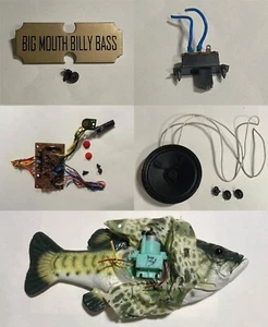 Vintage 1999 Gemmy Big Mouth Billy Bass Singing Fish - Replacement Parts - Picture 1 of 31