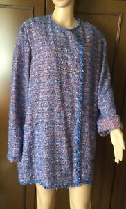 Tunic in cotton and lurex MARINA RINALDI Woman, multicolored, size 29, unlined