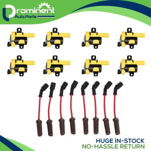 8 Heavy Duty Ignition Coil & Energy Wireset for 00-06 Chevrolet Tahoe 4.8L V8 - Picture 1 of 1