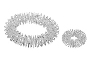 Massagering Set für Handgelenke & Finger| 1 Armband silber, 1 Ring silber, klein - Bild 1 von 1