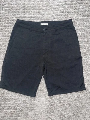 RUSTY Black Shorts Men's Size 32 Casual Walking Shorts Dotted Line Pattern - Image 1 of 4