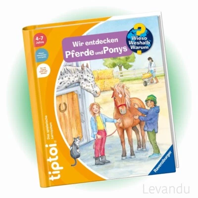 RAVENSBURGER tiptoi® Buch - Wieso Weshalb Warum? - Wir entdecken Pferde u. Ponys - Bild 1 von 4