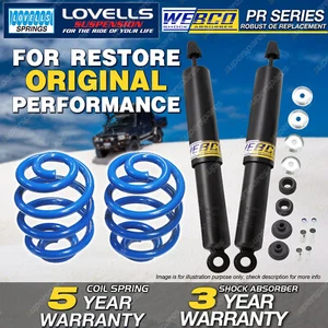 Rear Webco Shock Absorbers Super Low Springs for TOYOTA CORONA XT130E Sedan - Picture 1 of 3