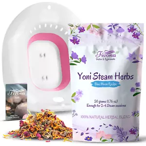 Yoni Steam Kit 2 in 1 Bundle of Expandable Seat and Blue Moon Recipe Steam Herbs - Picture 1 of 9