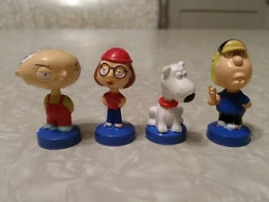 Family Guy mini bobbleheads. Chris, Stewie, Meg and Brian. 2005 Fox. - Picture 1 of 5