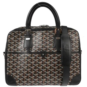 Goyard Black Ambassade PM 2way Briefcase Handbag VAE120140 125634 - Picture 1 of 10
