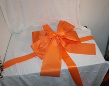 Geschenkschleife Auto orange