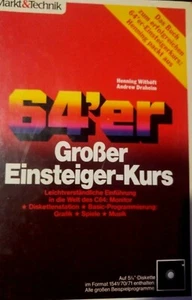 Withöft & Draheim 64er Großer Einsteiger-Kurs Buch (Mit Disk) (Commodore C64) - Imagen 1 de 1