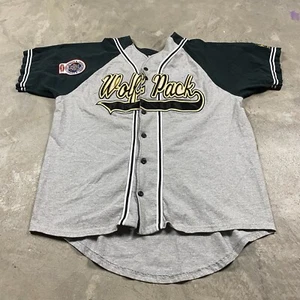 Vintage Chicago Wolves Jersey XL Men’s Stitched Sewn Wolf Pack Baseball Hockey - Picture 1 of 9
