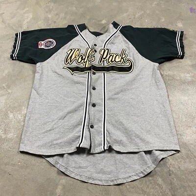 Camiseta deportiva vintage de los Chicago Wolves XL para hombre y2k cosida paquete de lobos abotonada Foto 1 de 4