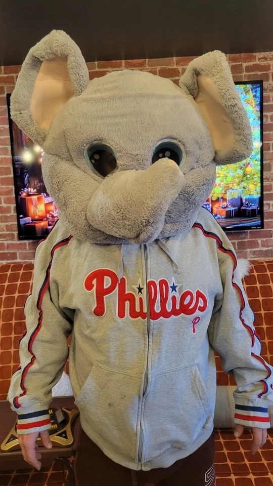 Dan Dee Plush Big Greeter Head ELEPHANT Costume Mascot Cosplay Furry Mask Trunk - Image 1 of 4