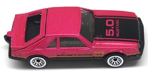 Vintage Hot Wheels 1979 Ford Mustang Cobra 5.0 Hatchback Pink Hatch Opens 1997 - Picture 1 of 6