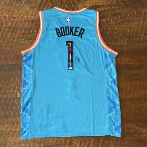 Devin Booker Signed Phoenix Suns Jersey PSA DNA Autographed - Picture 1 of 6