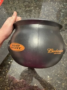1987 Budweiser Bud Light Halloween Union Products Blow Mold Cauldron Kettle - Picture 1 of 12